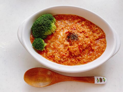 高タンパク!トマトオートミール粥